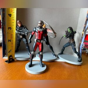 Set Of 4 Disney PVC Marvel Avengers Figures Cake Toppers